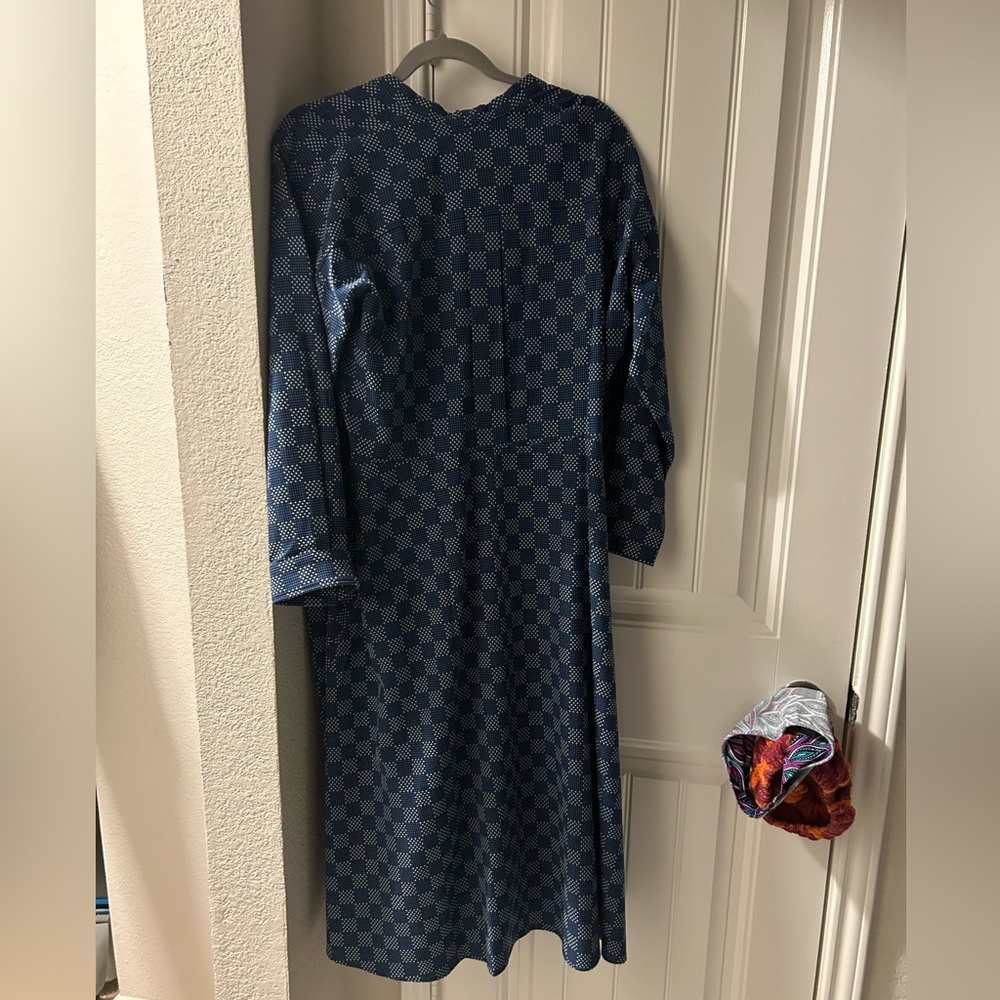 Heinui sashiko embroidered cotton Dress - Picture 3 of 4